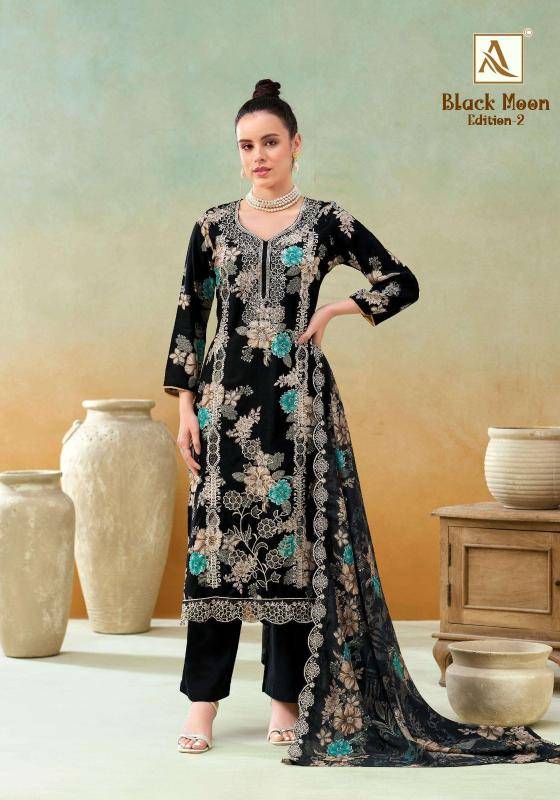 Alok suits black moon vol-2 Latest dress materials in Surat